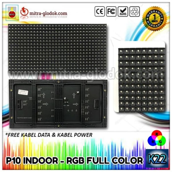 Panel Modul P10 SMD Indoor Full Color RGB | 32 x 16 cm